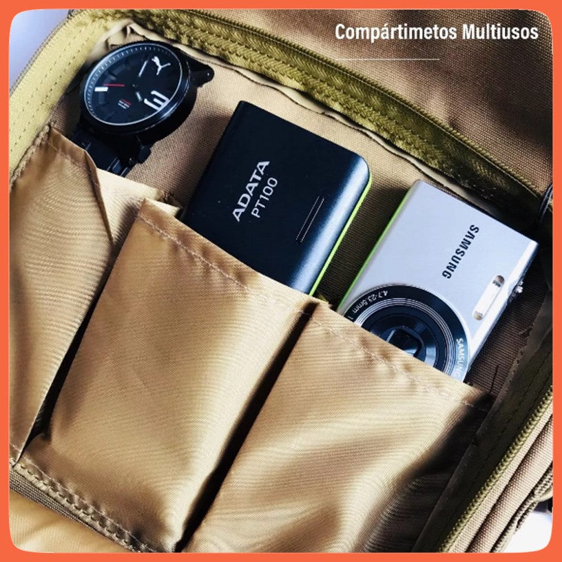 Mochila maletín táctica de 9 litros con MOLLE: mochila, maletín o mensajero - foto 7