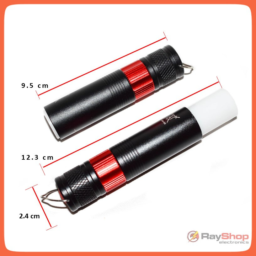 Mini linterna plegable 2000 lúmenes con luz blanca y efecto patrulla - foto 7