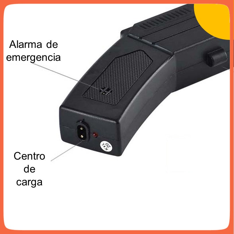 Pistola paralizadora de largo alcance con cartuchos, láser y lámpara LED - foto 6