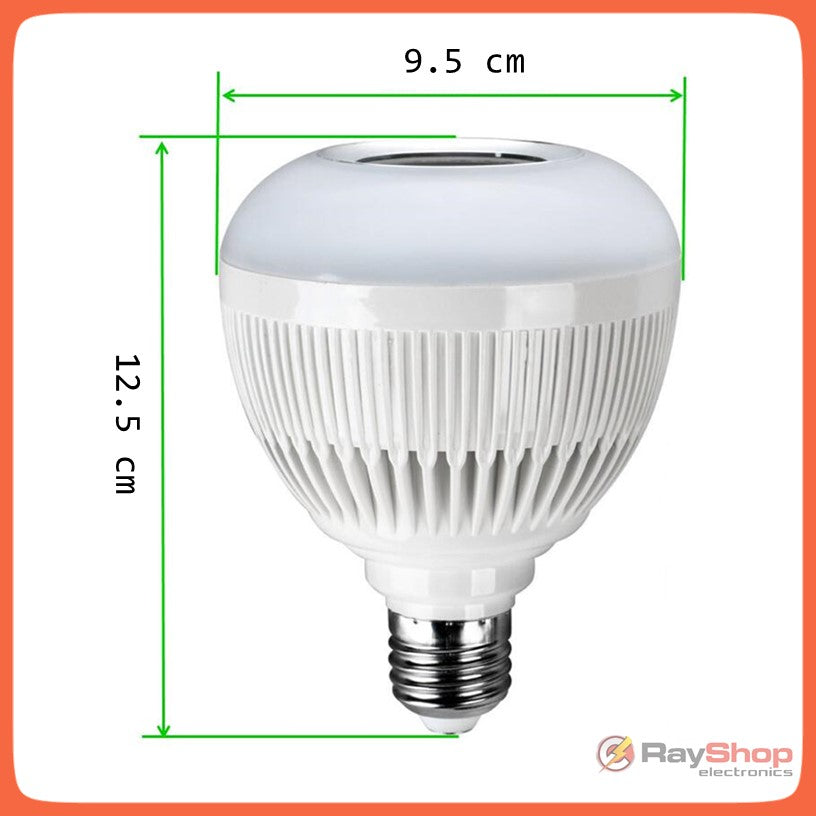 Foco con bocina Bluetooth y luz LED multicolor RGB con control remoto L001 - foto 5
