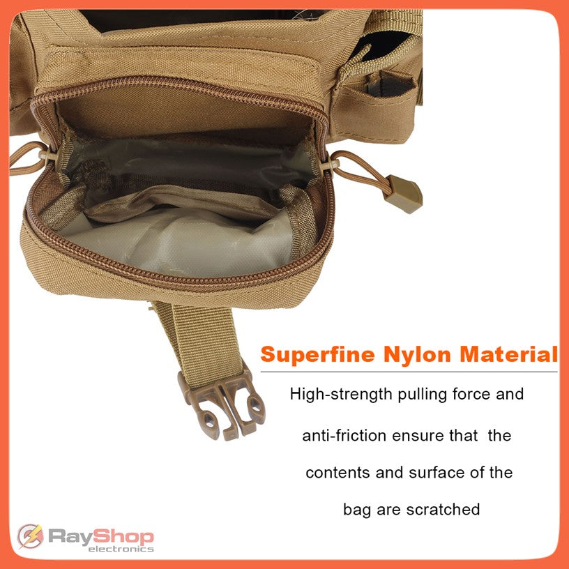 Mochila piernera táctica de nylon 600D de 2.5 litros (SN856) - foto 7