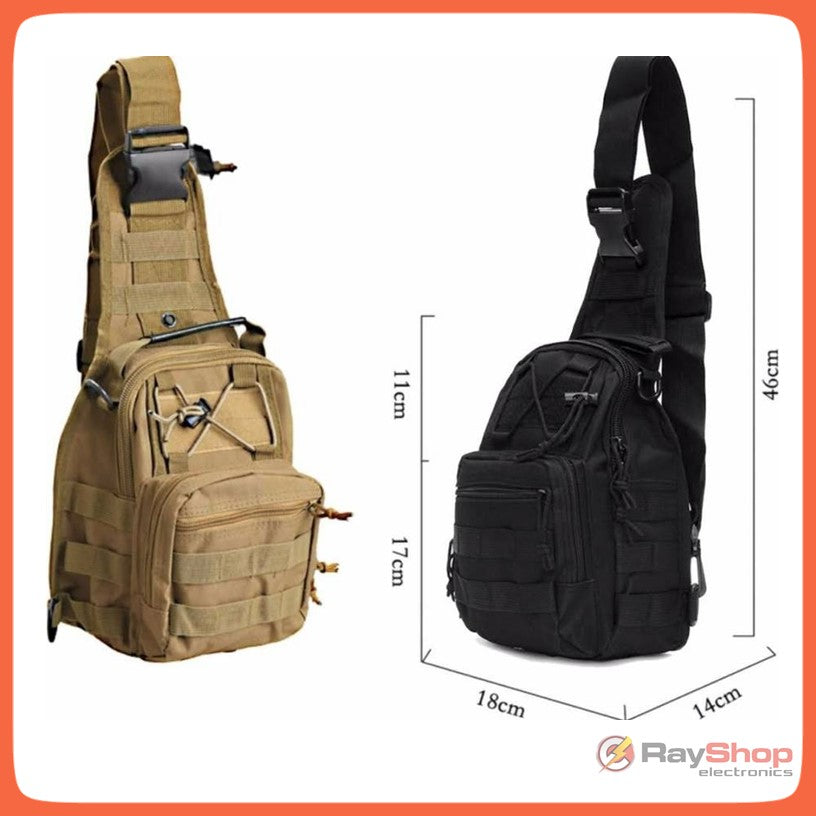 Mochila pechera táctica crossbody de 6 litros con sistema Molle (SN520) - foto 6
