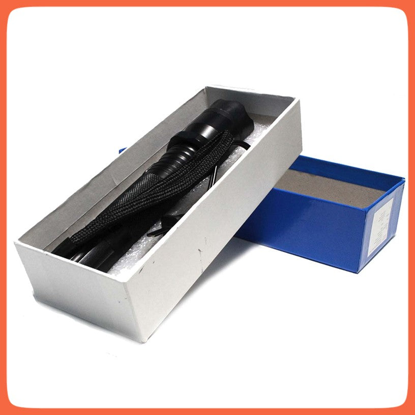 Lámpara táctica con descarga eléctrica recargable de aluminio, modelo M2013 - foto 5