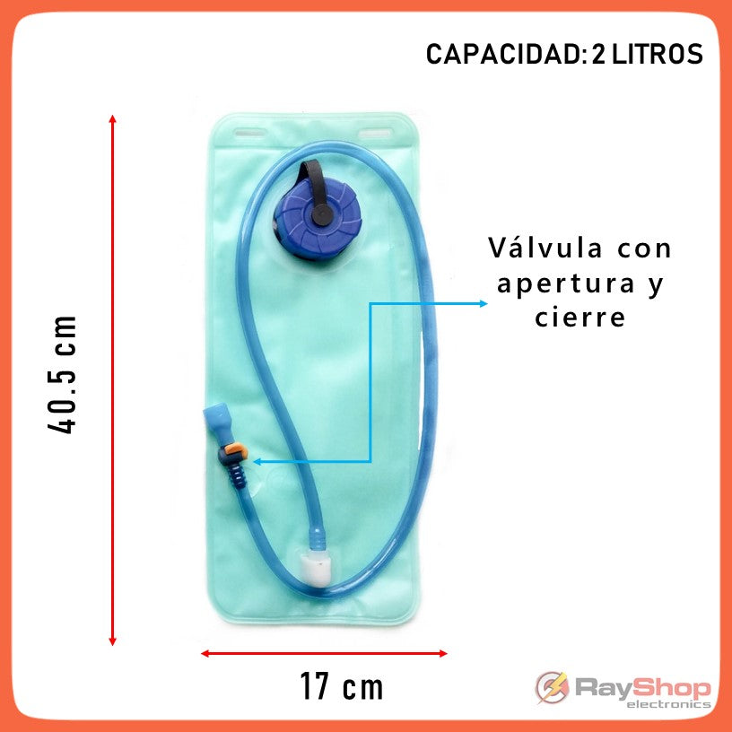 Mochila de hidratación térmica ligera con bolsa de 2 L (T100) - foto 8