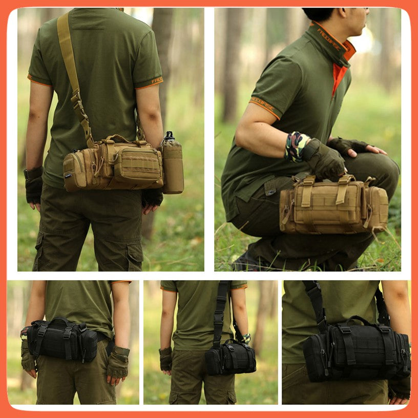 Mochila maletín táctica multiposición de 3 litros con Molle (WZ01) - foto 8