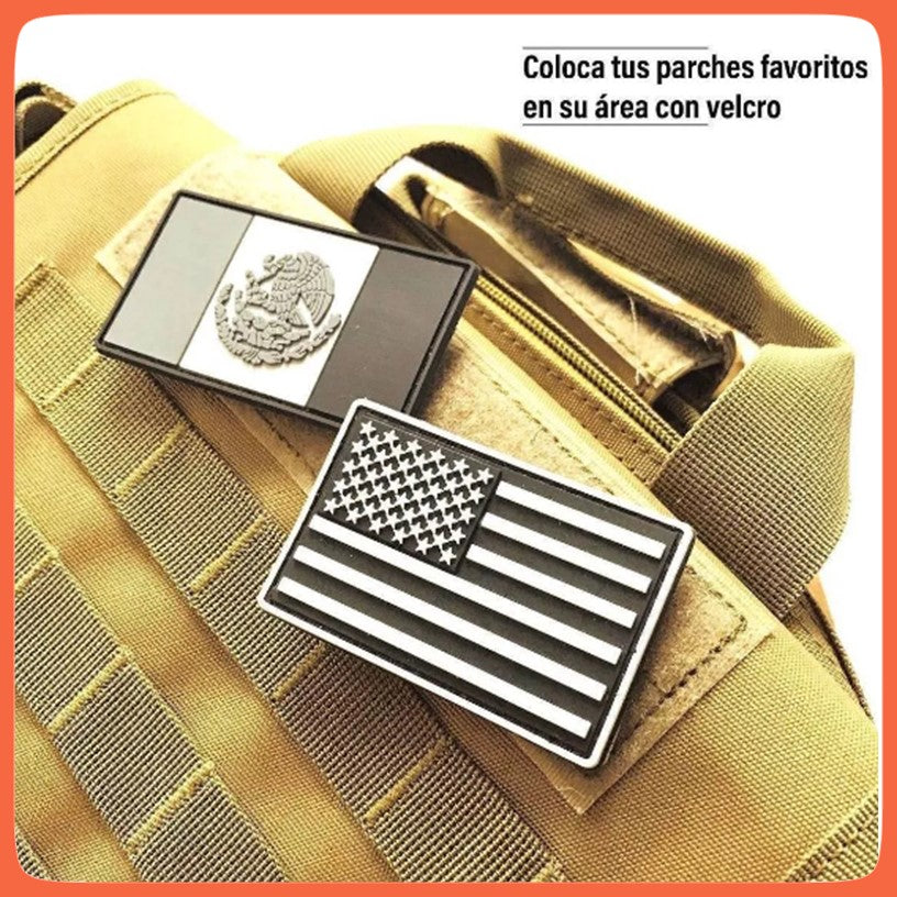 Mochila maletín táctica de 9 litros con MOLLE: mochila, maletín o mensajero - foto 8