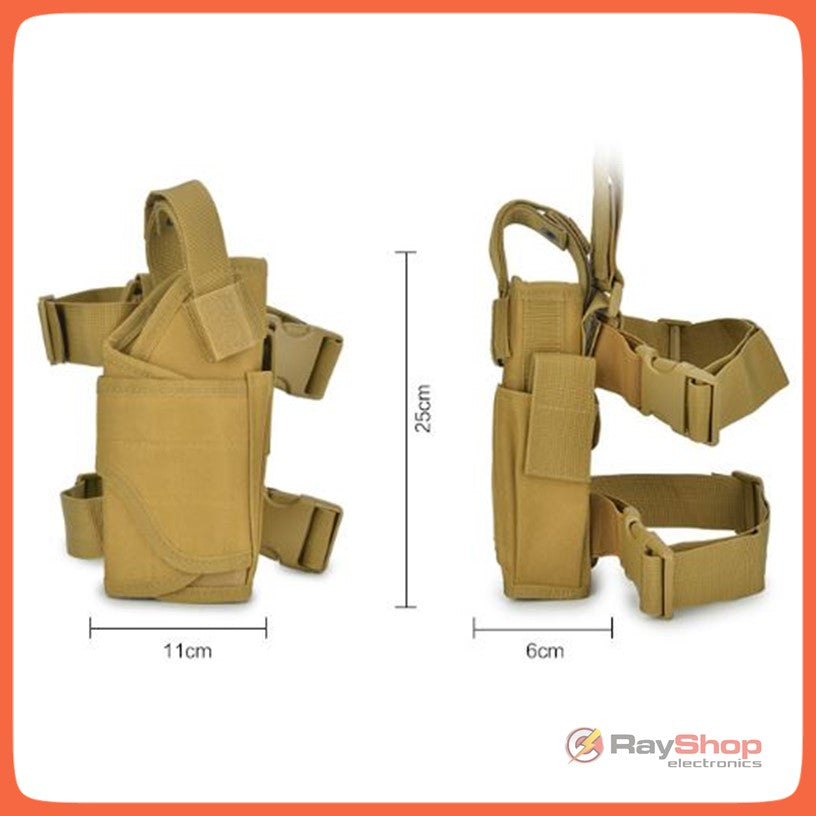 Funda de pierna táctica ajustable para gotcha, paintball y airsoft - foto 7
