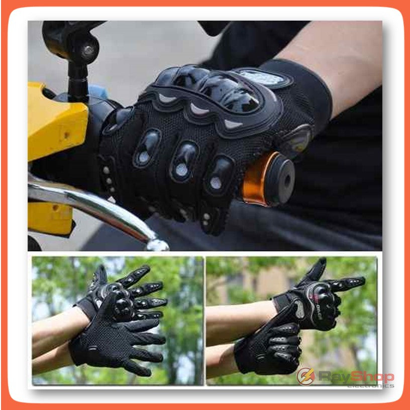 Guantes para motociclista con almohadillas y palma antiderrapante - foto 5