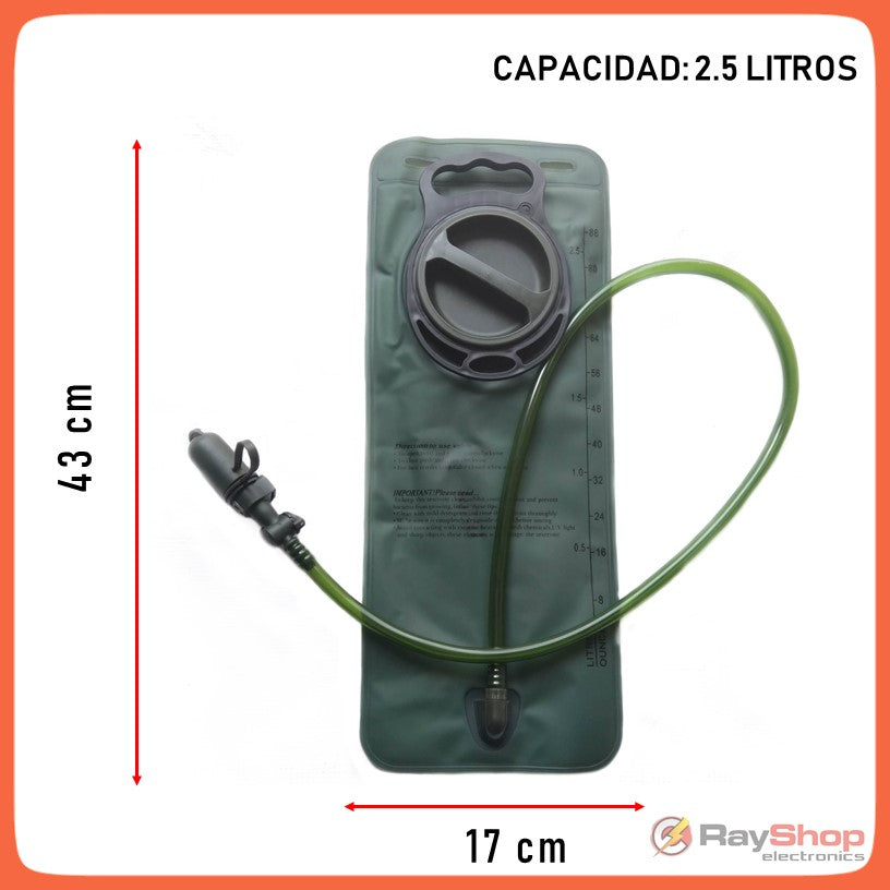 Mochila de hidratación para ciclismo con bolsa de 2.5 litros y aislante térmico - foto 6