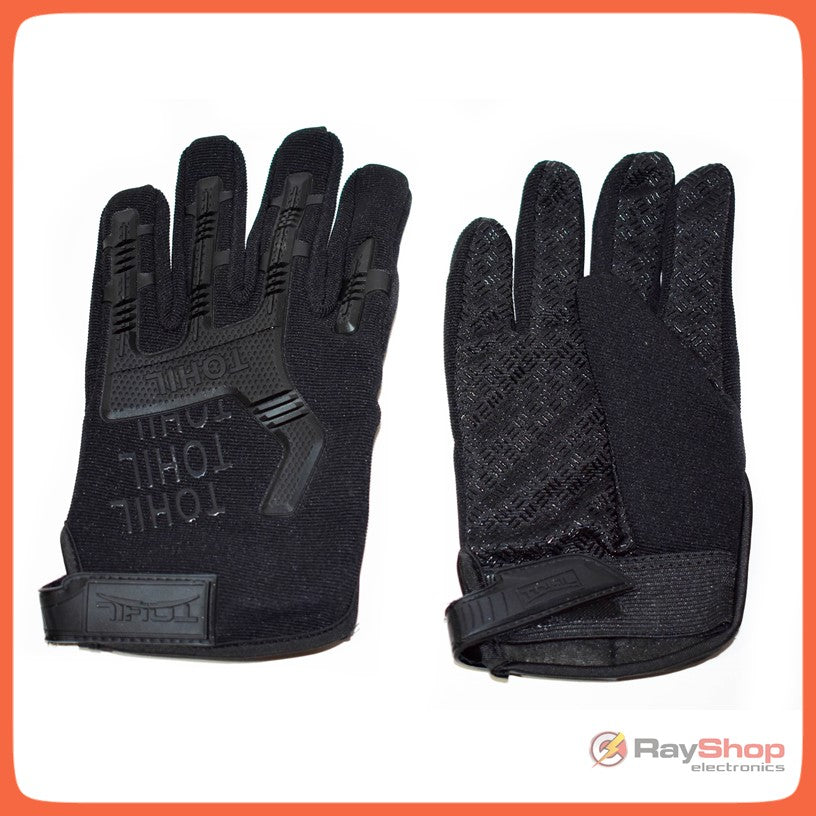 Guantes tácticos con nudillos protegidos y palma táctil - foto 7