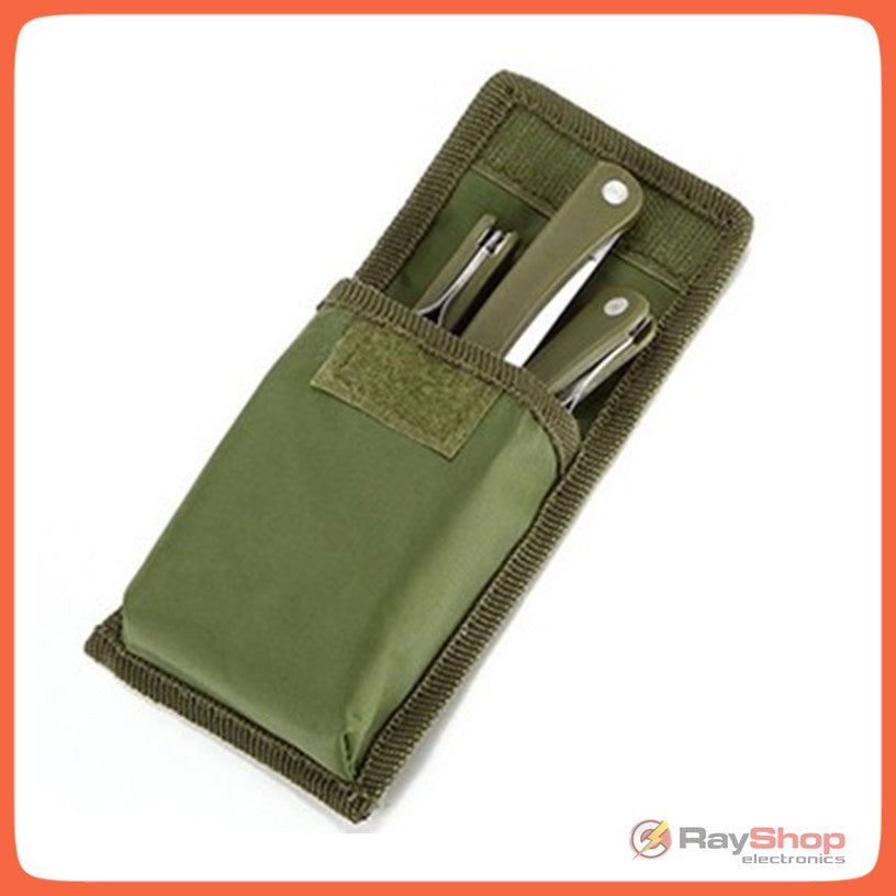 Set de cubiertos plegables de acero inoxidable con funda PJ275 - foto 7