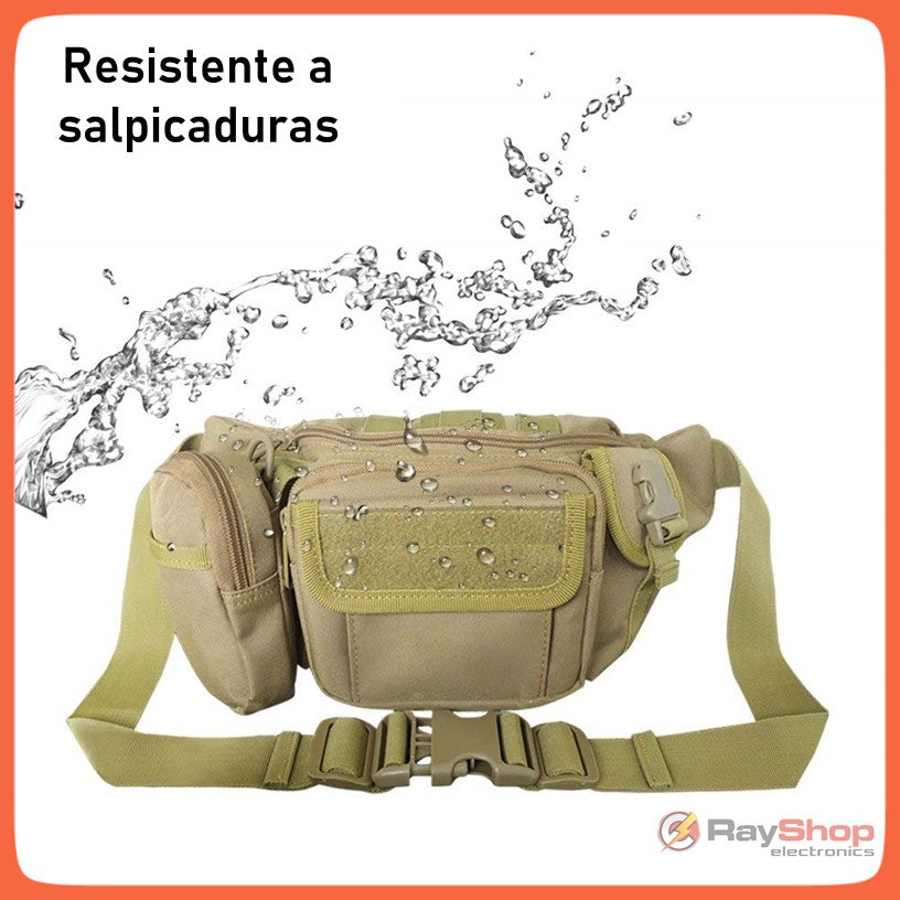 Cangurera táctica MOLLE de nylon 600D 4 en 1 con bolsa desmontable (WZ031) - foto 7