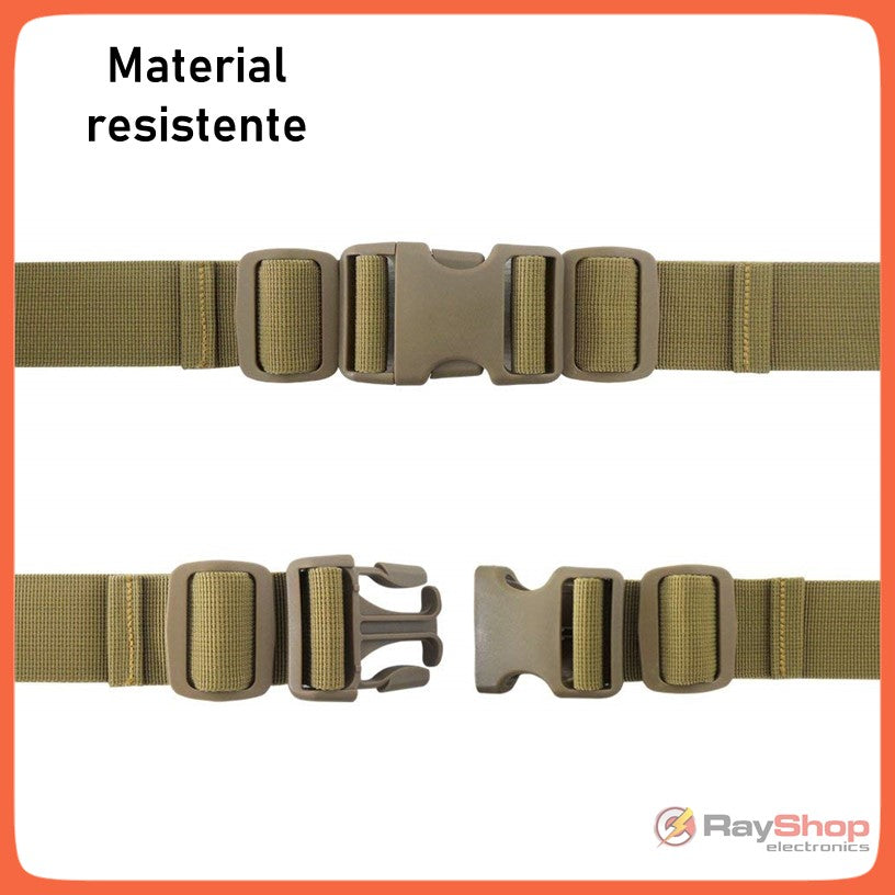 Cangurera táctica MOLLE de nylon 600D 4 en 1 con bolsa desmontable (WZ031) - foto 8