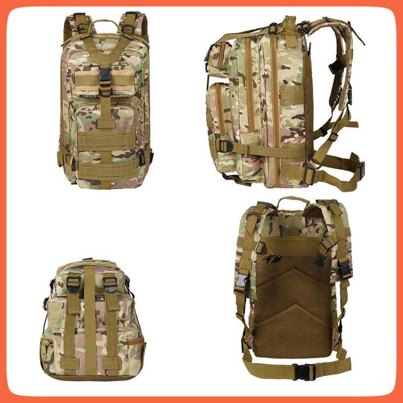 Mochila táctica de asalto de 45 litros en poliéster 1000D con MOLLE - foto 8
