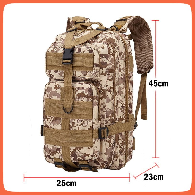 Mochila táctica escolar de 30 L en poliéster 1000D con sistema Molle - foto 9