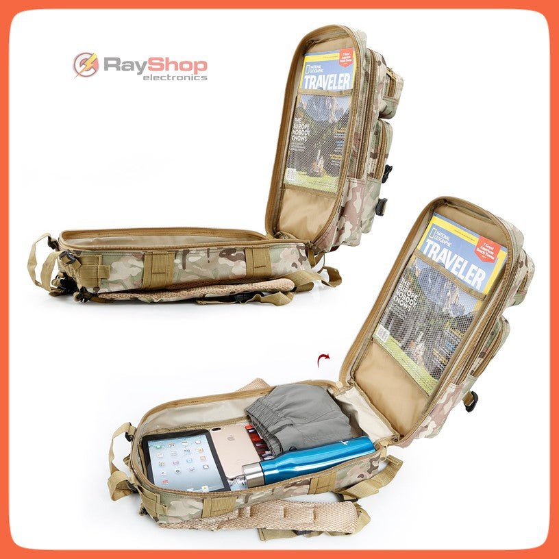 Mochila de asalto táctica de 30 litros con Molle y correas acolchadas (SN507) - foto 7