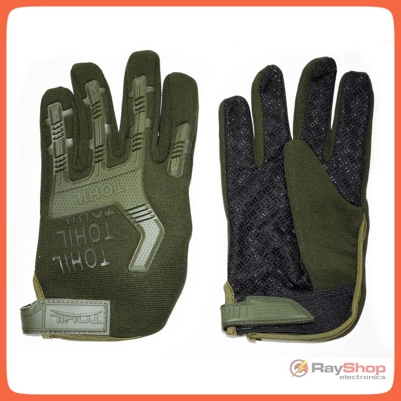 Guantes tácticos con nudillos protegidos y palma táctil - foto 8