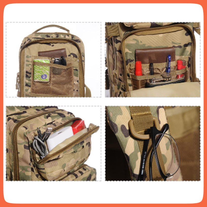 Mochila táctica de 50 litros en poliéster 1000D con MOLLE, WZ916 - foto 8