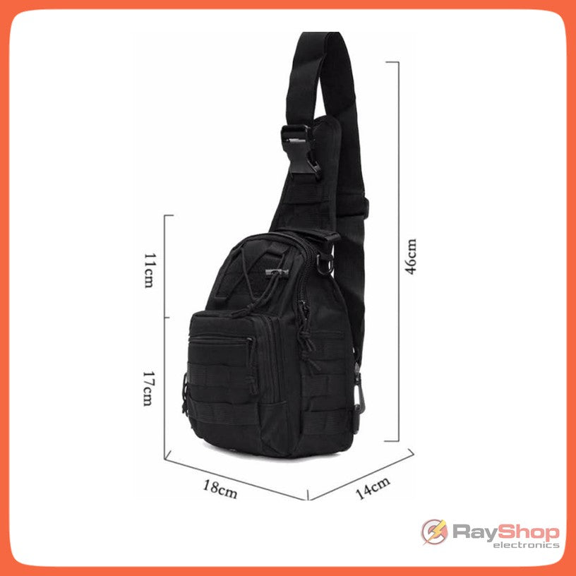 Mochila pechera táctica crossbody de 6 litros con sistema Molle (WZ098) - foto 9