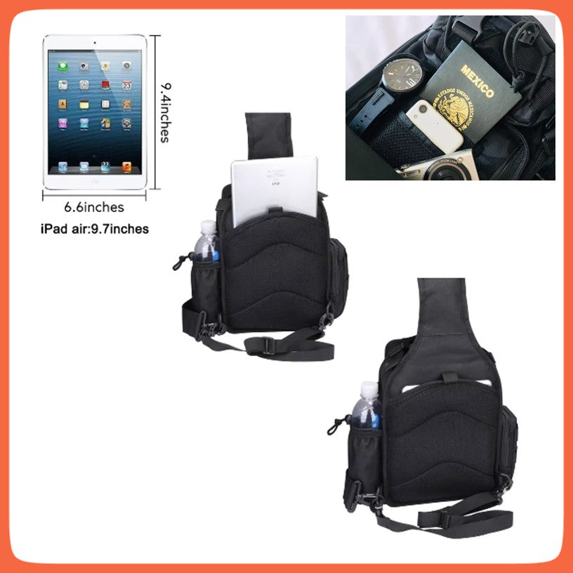 Mochila pechera táctica 4 en 1 de 11.6 litros multiusos - foto 8