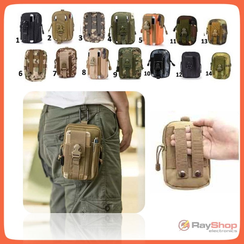 Bolsa táctica para celular con sistema Molle en nylon 600D - foto 7