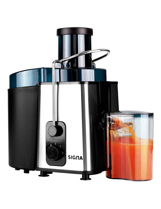 Extractor De Jugos Eléctrico 2 Velocidades Jarra 500ml 1000w Color Plateado