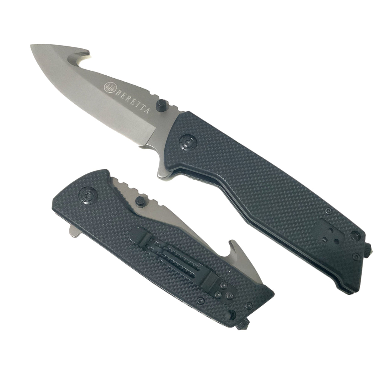 Navaja manual Beretta con cortador de soga y rompevidrios, modelo F0189