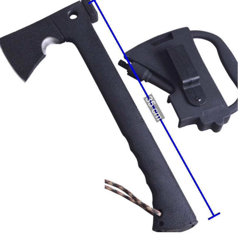 Hacha con cuchillo, silbato, pedernal y funda F2048 - foto 2