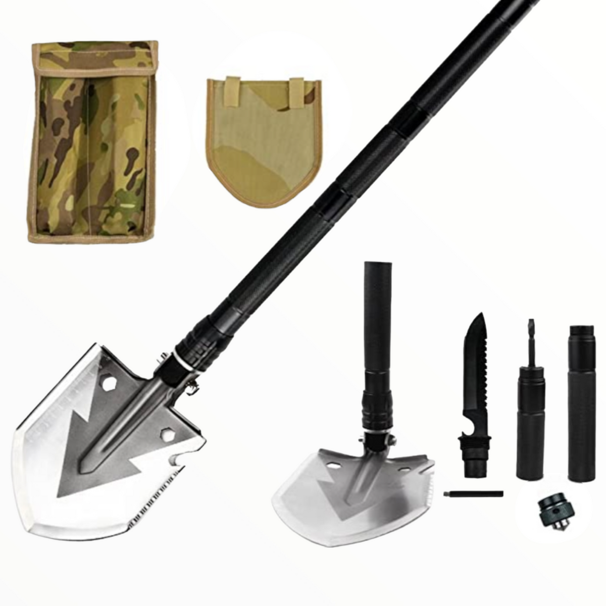 Pala plegable multiherramienta para emergencias F2090