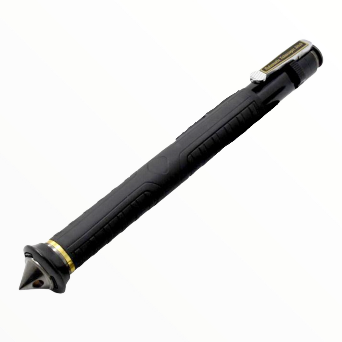 Bastón retráctil tipo pluma con rompe vidrios y clip F2097 - foto 3