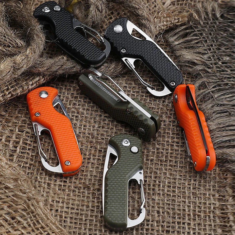Mini cuchillo corta soga de apertura automática, F2111