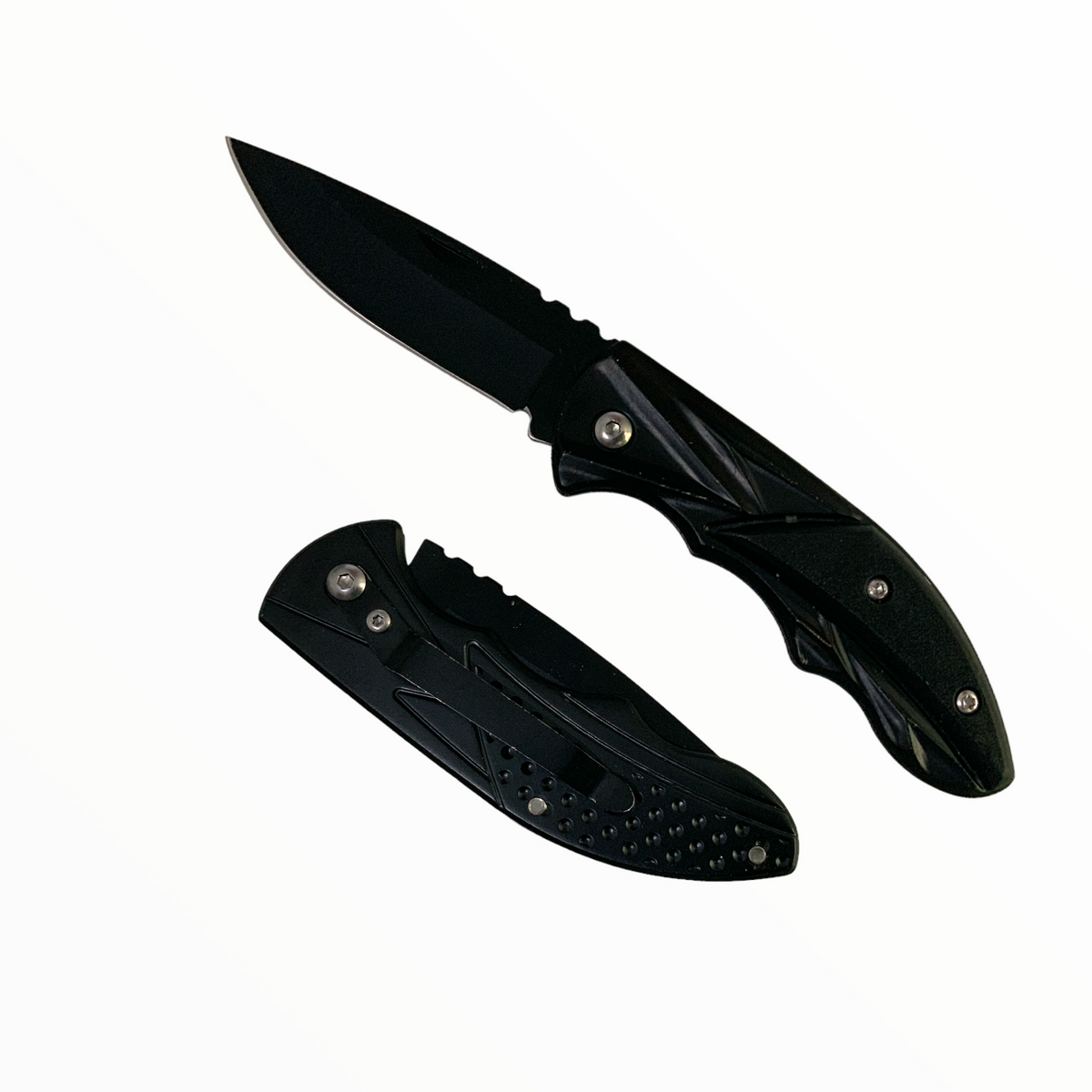 Navaja pequeña plegable manual con seguro, modelos F2117 y F2105
