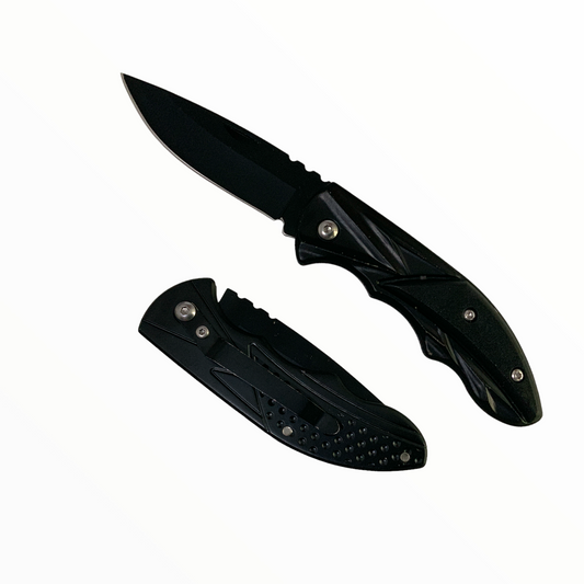 Navaja pequeña plegable manual con seguro, modelos F2117 y F2105