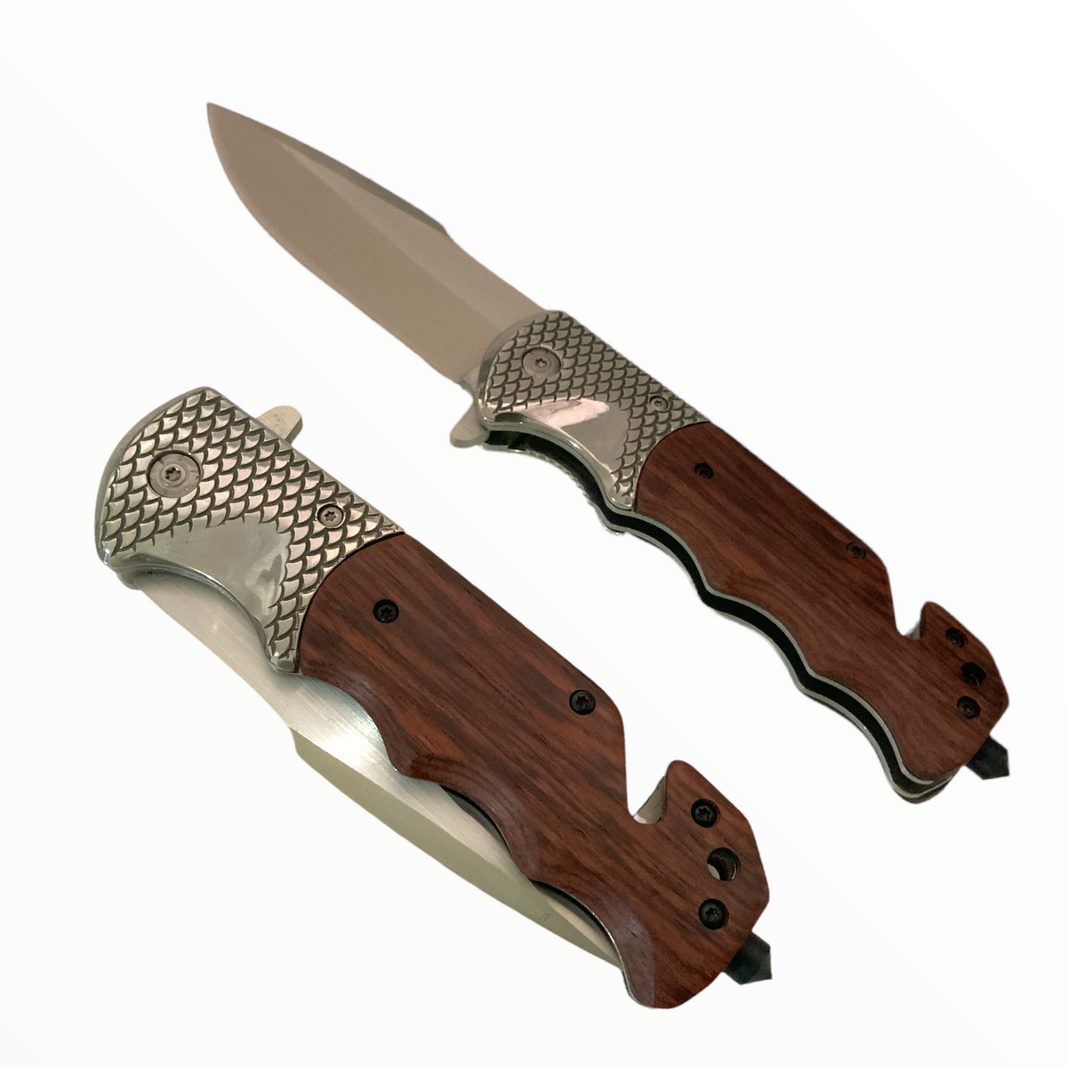 Navaja plegable manual con corta soga F263