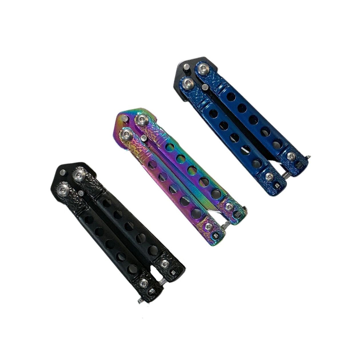 Mini navaja mariposa de 12.5 cm en varios colores F8048