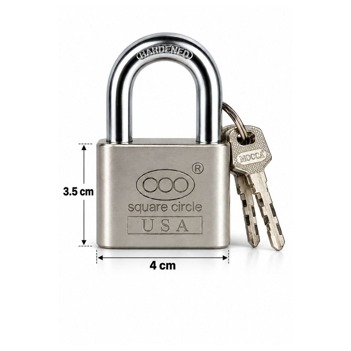 Candado de seguridad endurecido anti corte, rekeyable, en tamaños 40 y 50 mm - foto 5