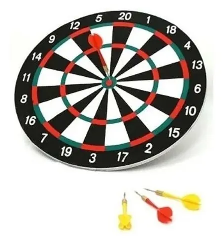 Juego de dardos con tablero de tiro al blanco de doble cara FN89