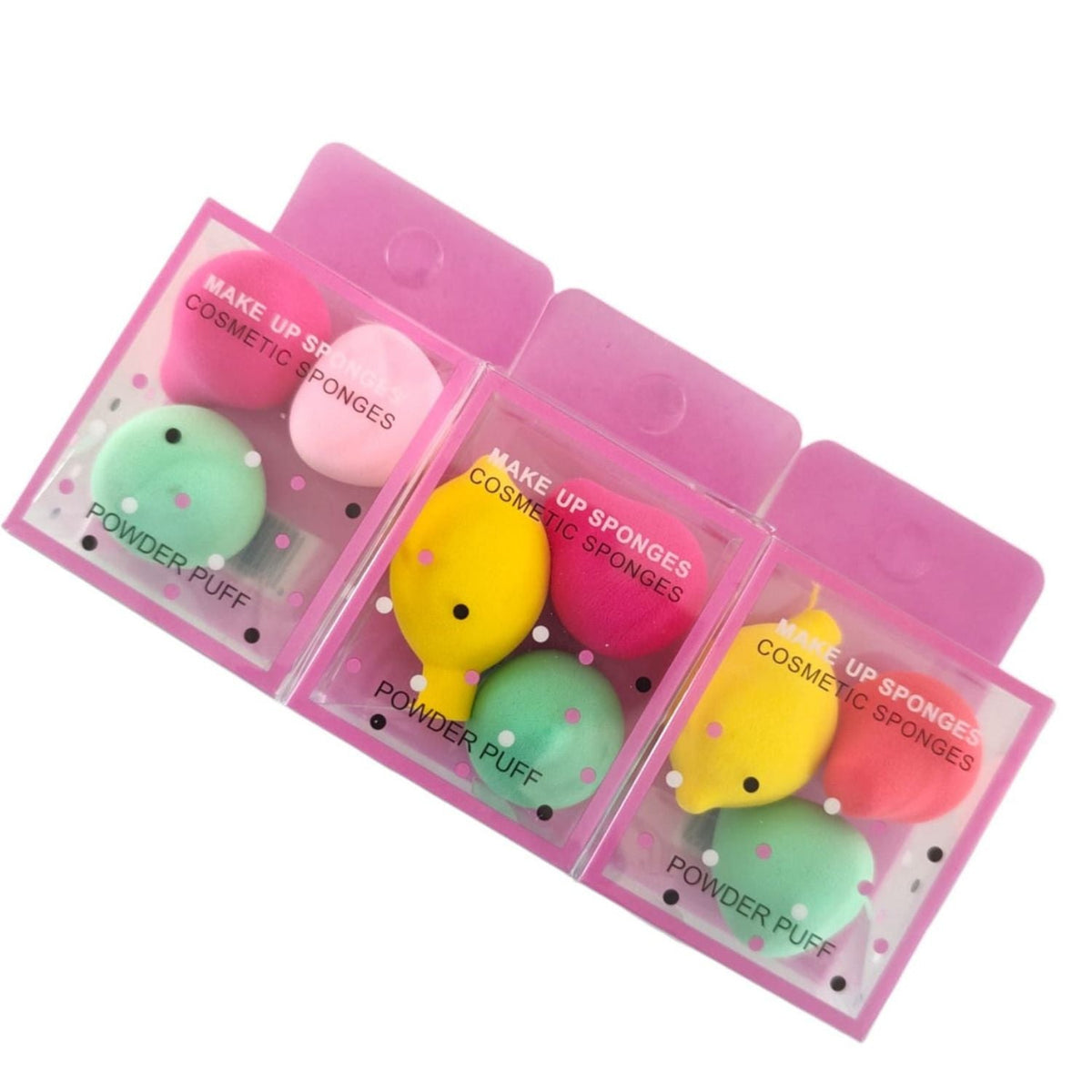 Set de 3 mini esponjas para maquillaje - foto 2