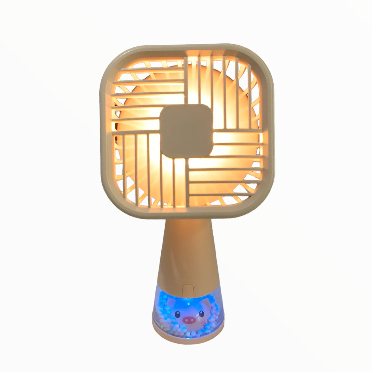 Ventilador portátil con luz y tres velocidades FS-005