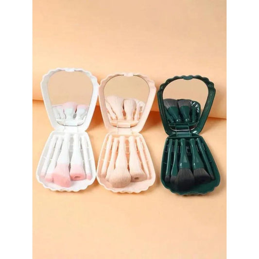 Set de brochas de maquillaje con espejo FS141