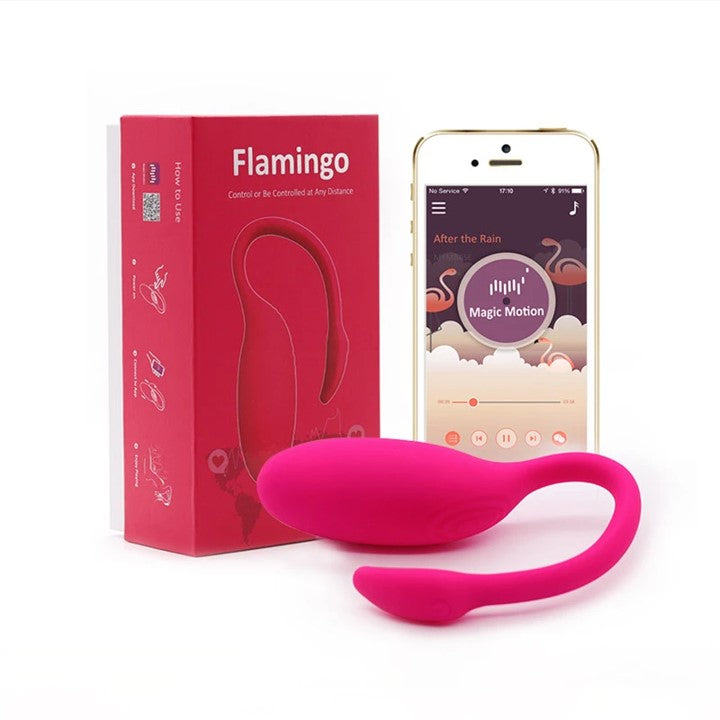 Flamingo Consolador Vibrador Inalámbrico Controlado Por App