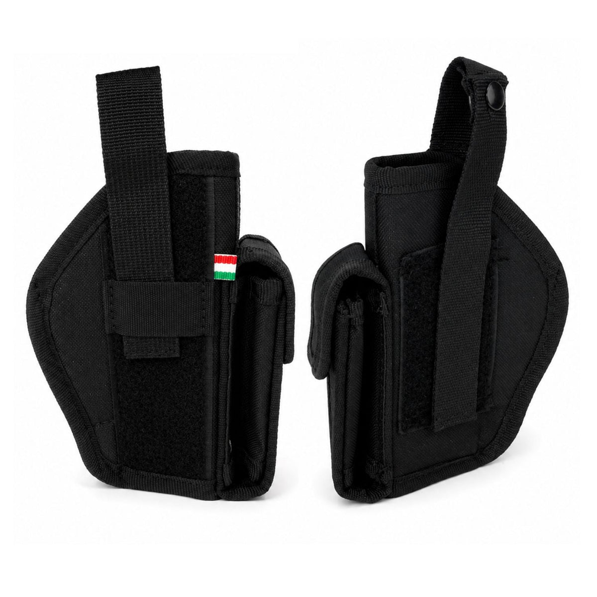 Funda táctica ajustable para pistola con porta cargador o porta balas (SN78/79)