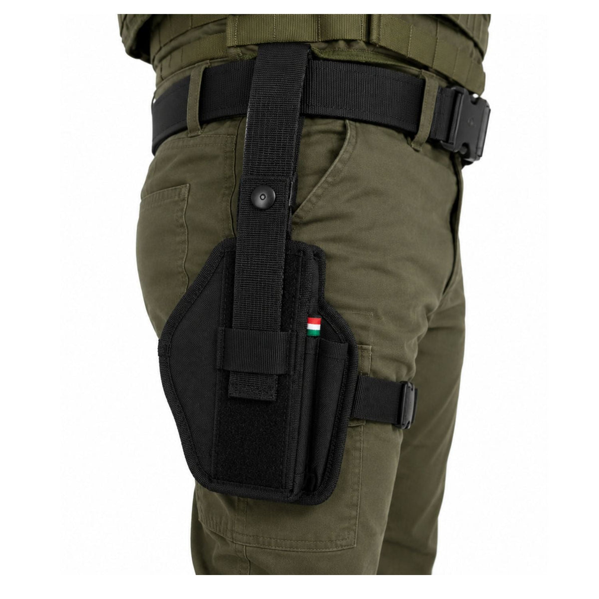 Funda táctica ajustable para pistola con porta cargador o porta balas (SN78/79) - foto 3