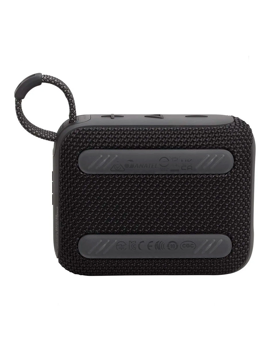 Bocina Go 4 – Sonido potente en tamaño compacto Negro