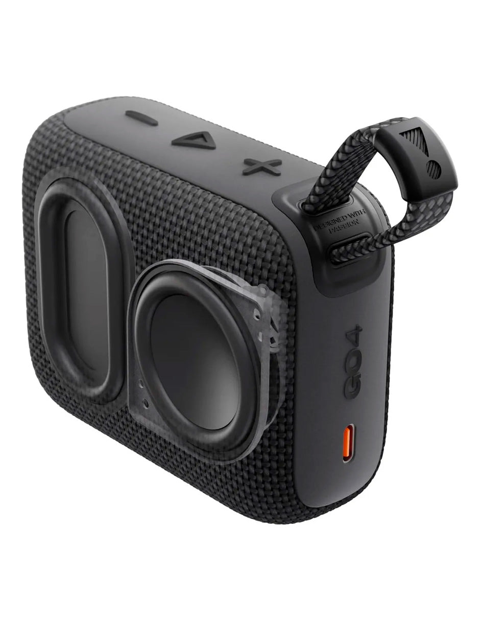 Bocina Go 4 – Sonido potente en tamaño compacto Negro