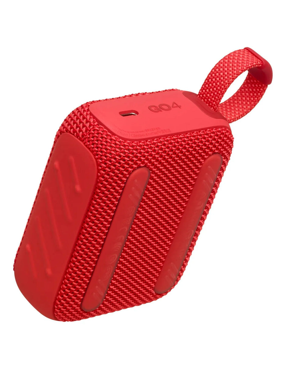 Bocina Go 4 – Sonido potente en tamaño compacto Rojo
