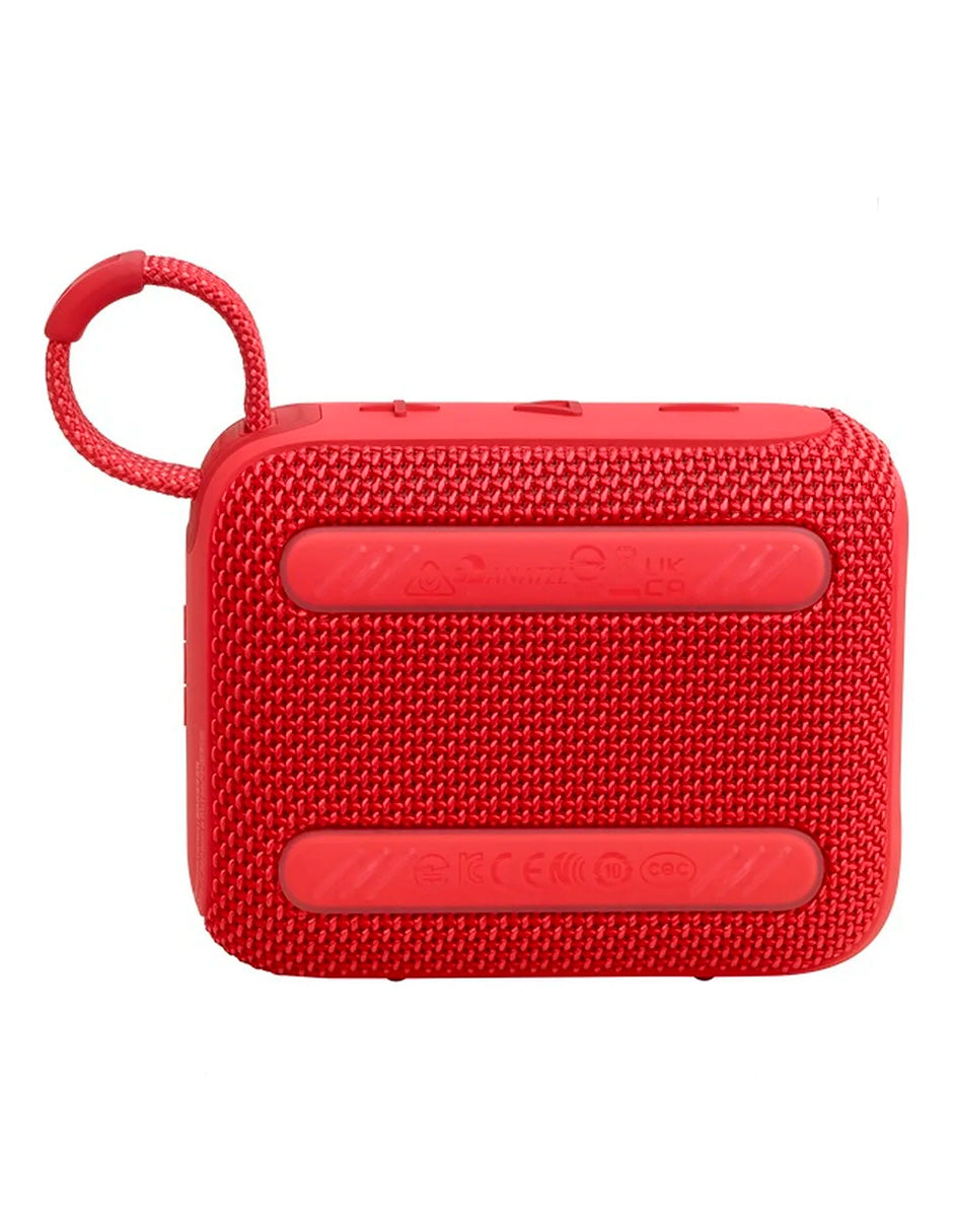 Bocina Go 4 – Sonido potente en tamaño compacto Rojo