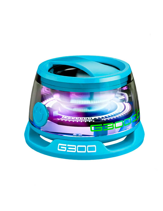 Altavoz Magnético Bluetooth 5.3 con Luz RGB Modelo G3 Estilo Futurista Azul