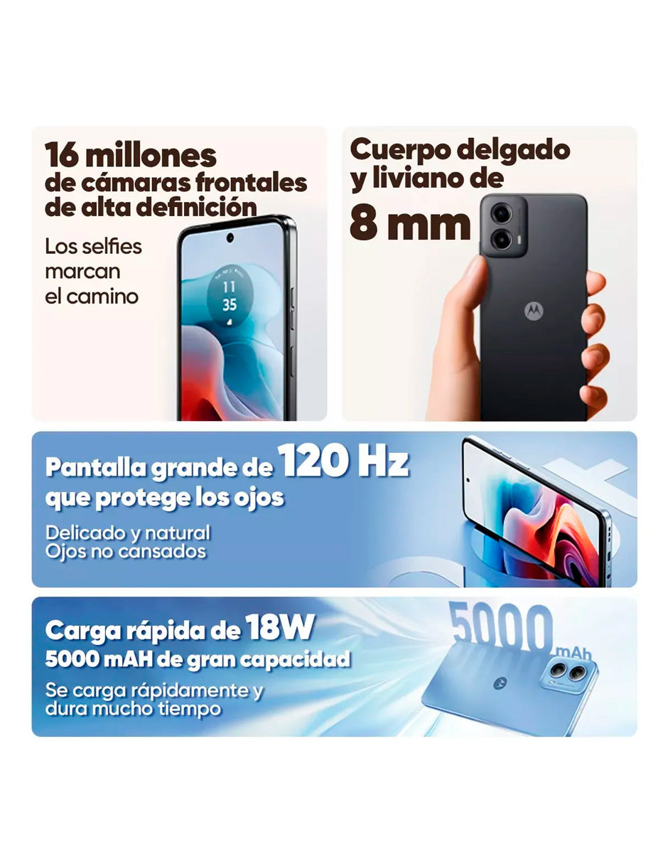 SmartPhone G34 con 256 GB 8 GB RAM Negro