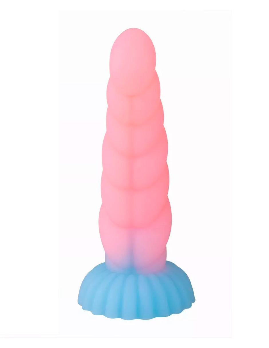 Luminoso Consolador Con Ventosa, Tapón Anal, Juguete Sexual